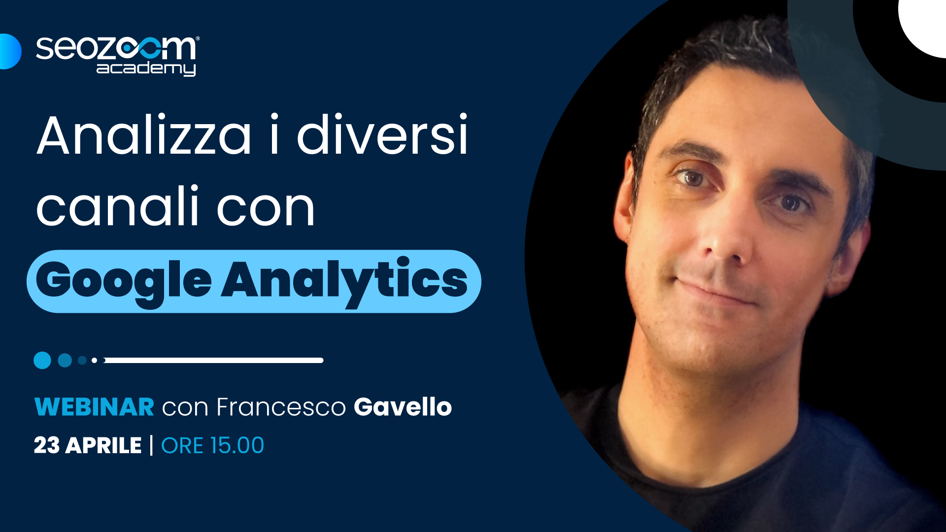 Analizza i diversi canali con Google Analytics