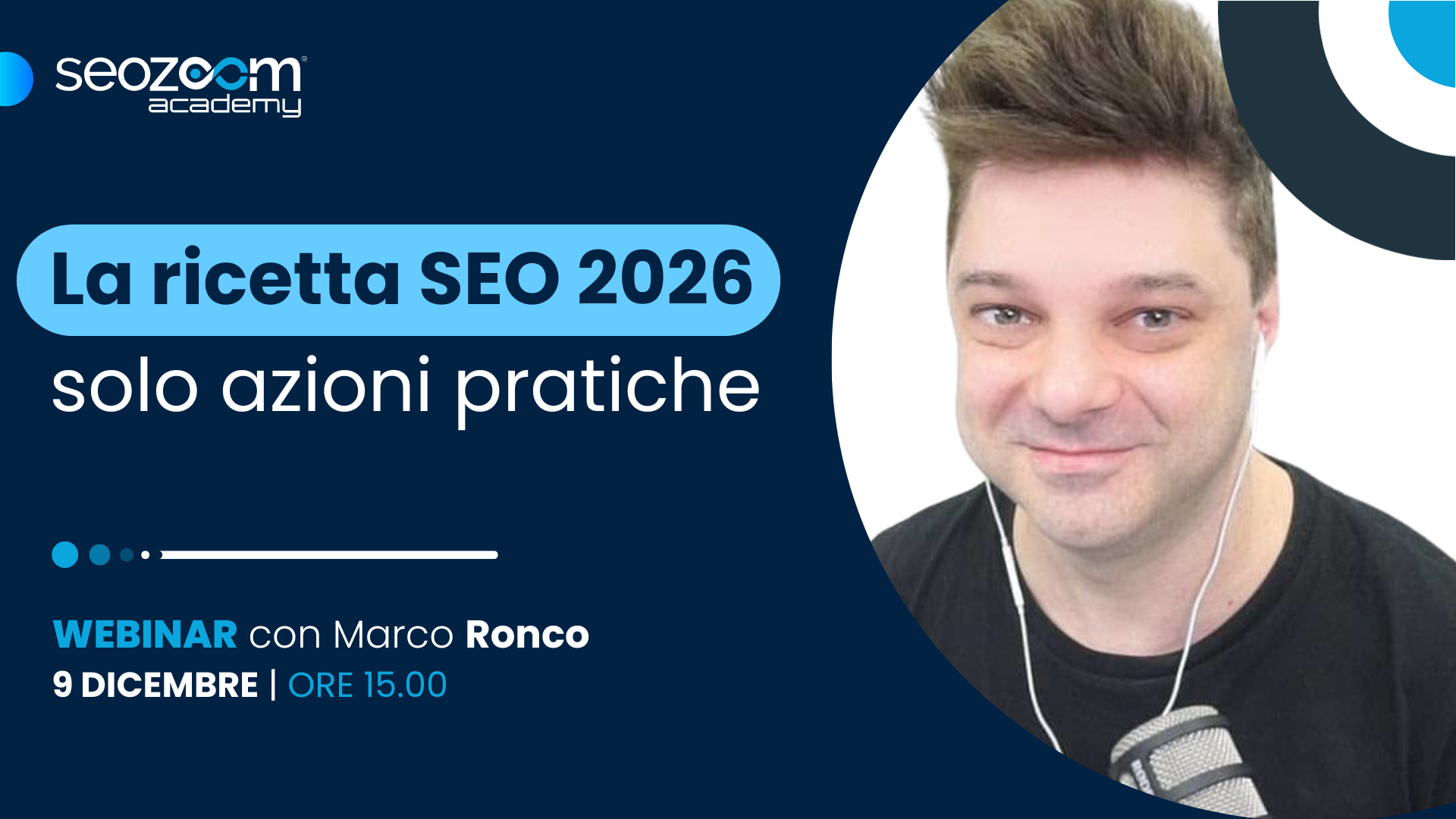 La ricetta SEO 2026: solo azioni pratiche