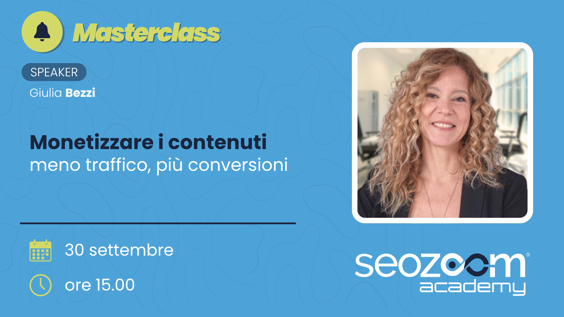 masterclass 30 settembre giulia bezzi